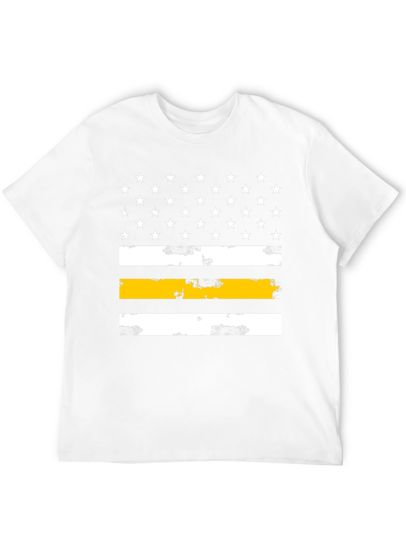 Thin Yellow Line American Flag Graphic Tee