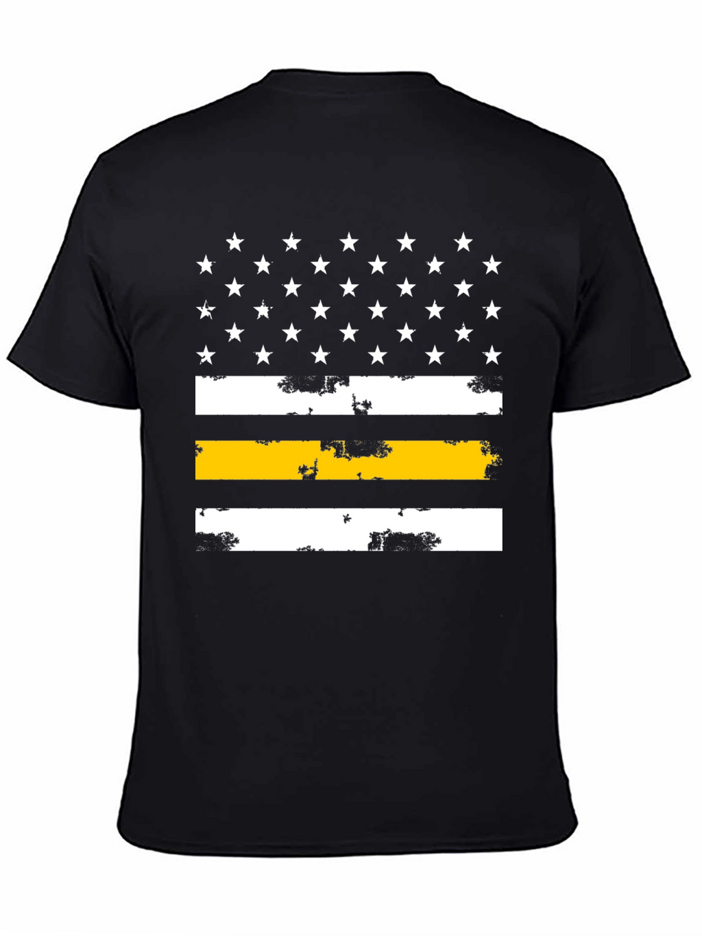 Thin Yellow Line American Flag Graphic Tee