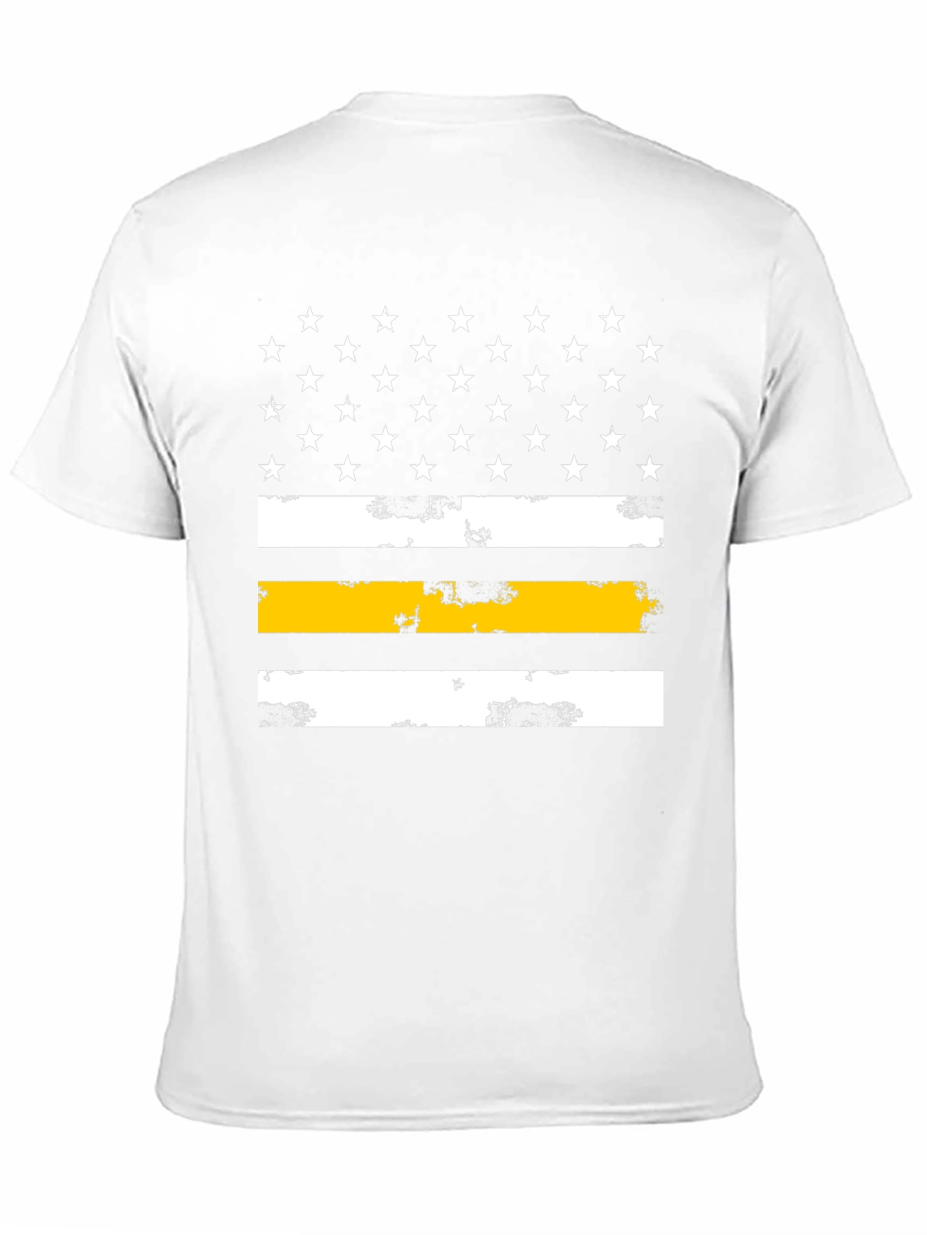 Thin Yellow Line American Flag Graphic Tee