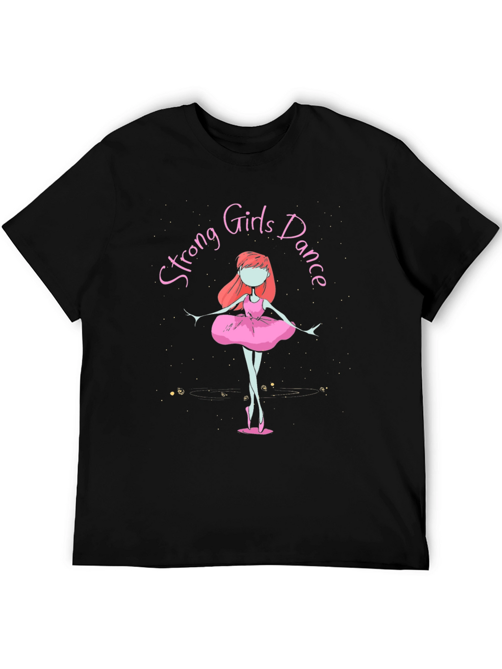 Strong Girls Dance Black T-Shirt