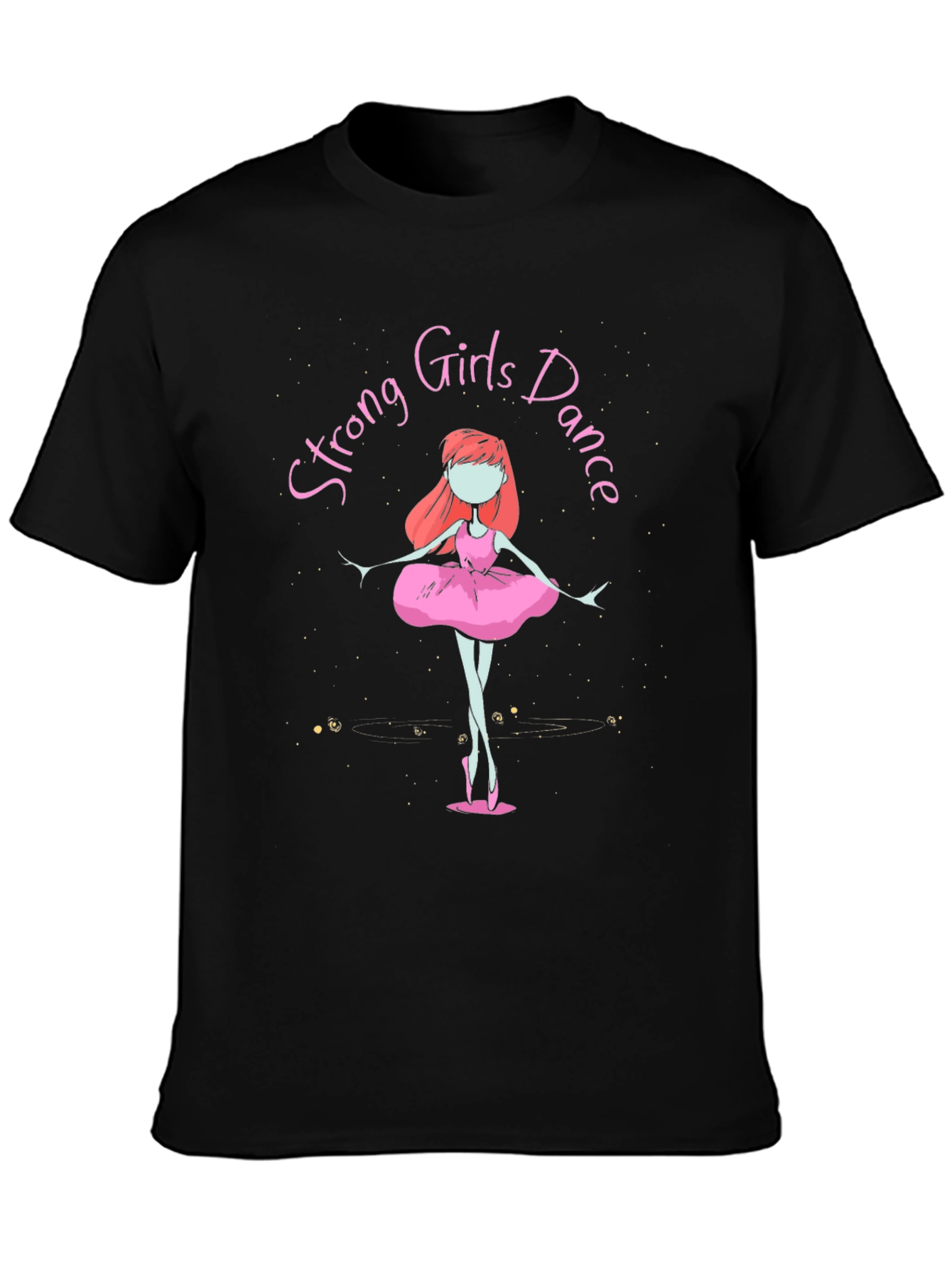 Strong Girls Dance Black T-Shirt