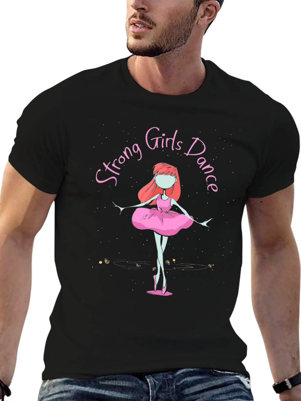 Strong Girls Dance Black T-Shirt