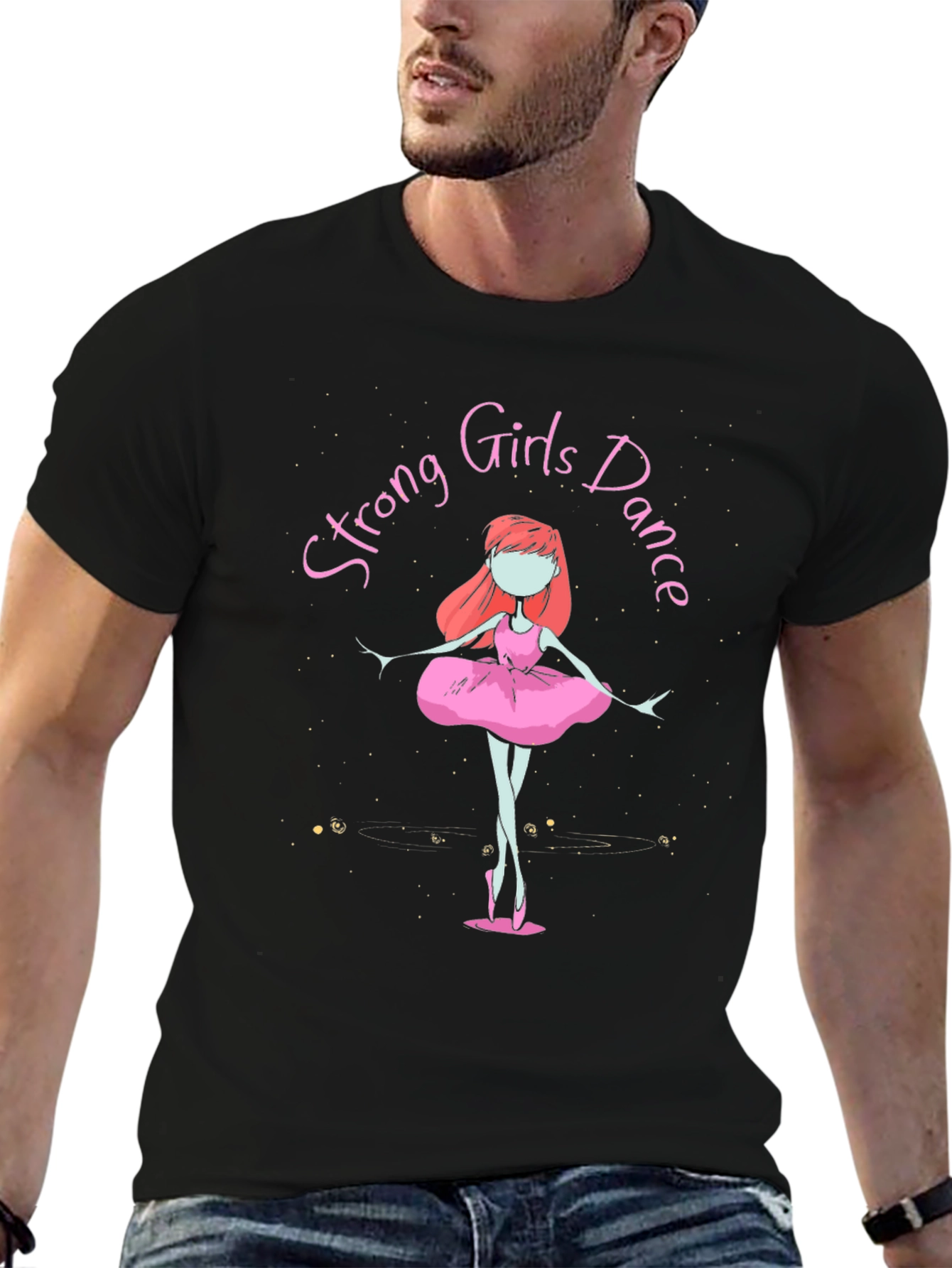 Strong Girls Dance Black T-Shirt