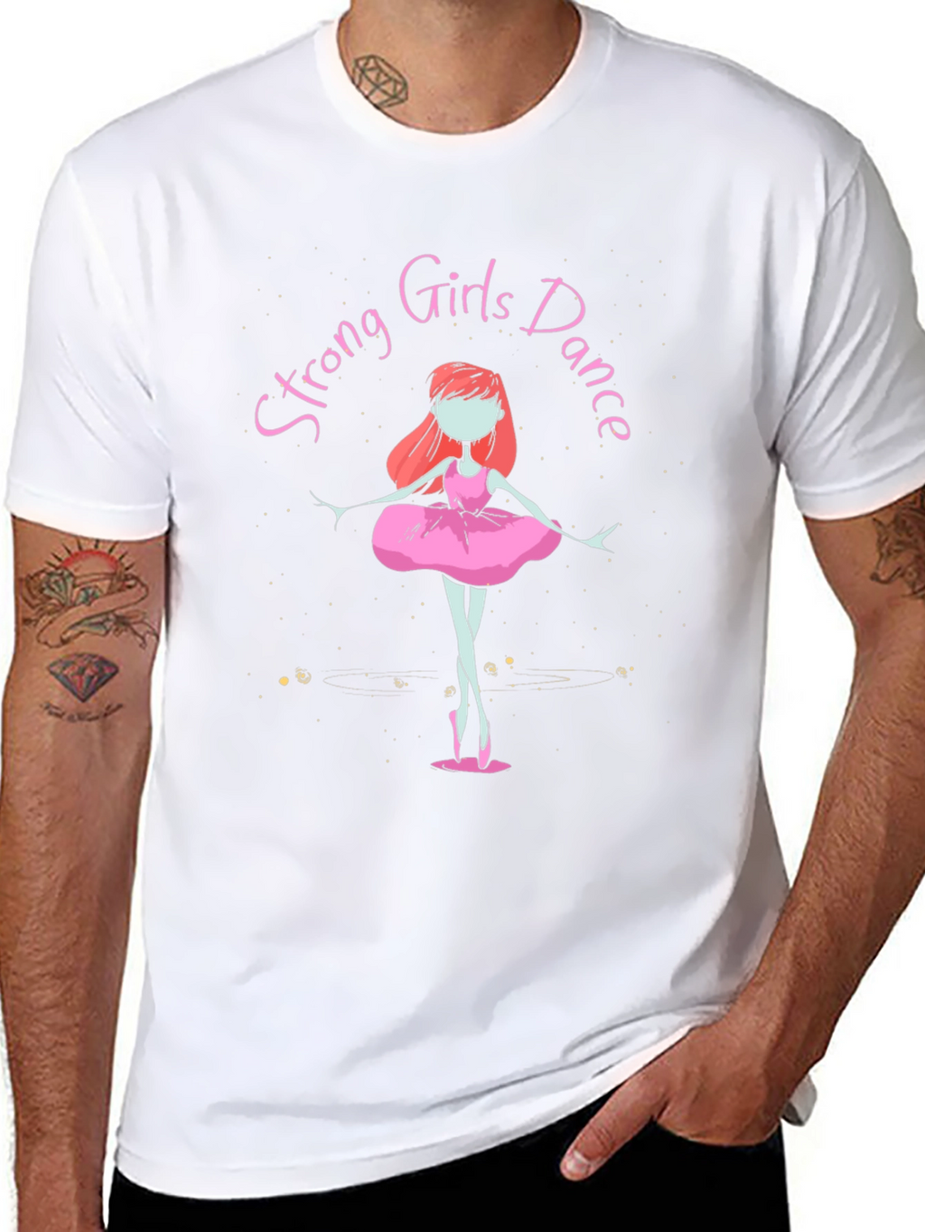 Strong Girls Dance Black T-Shirt