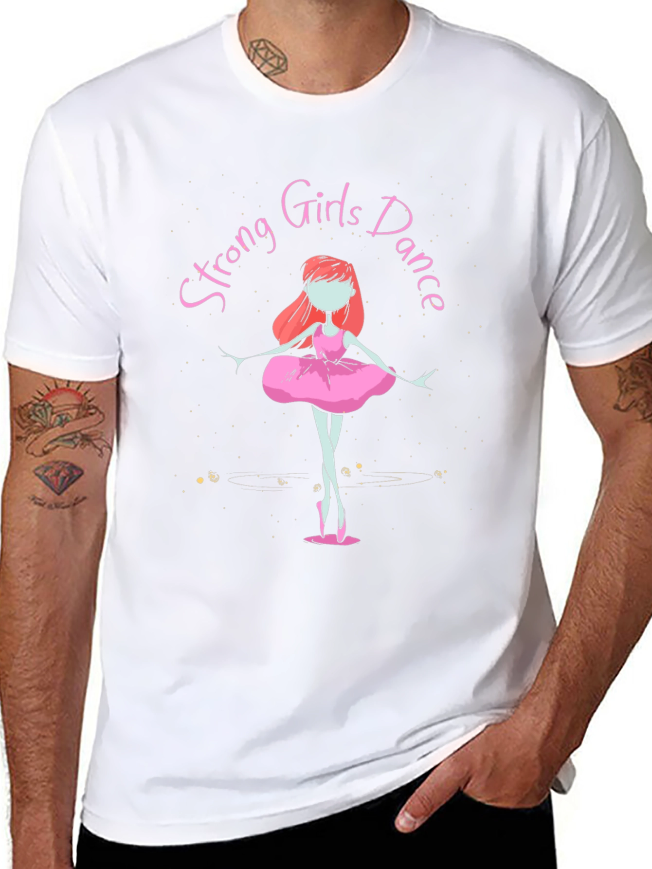 Strong Girls Dance Black T-Shirt