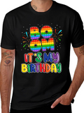 BOOM Its My Birthday T-Shirt - Rainbow Pop Design
