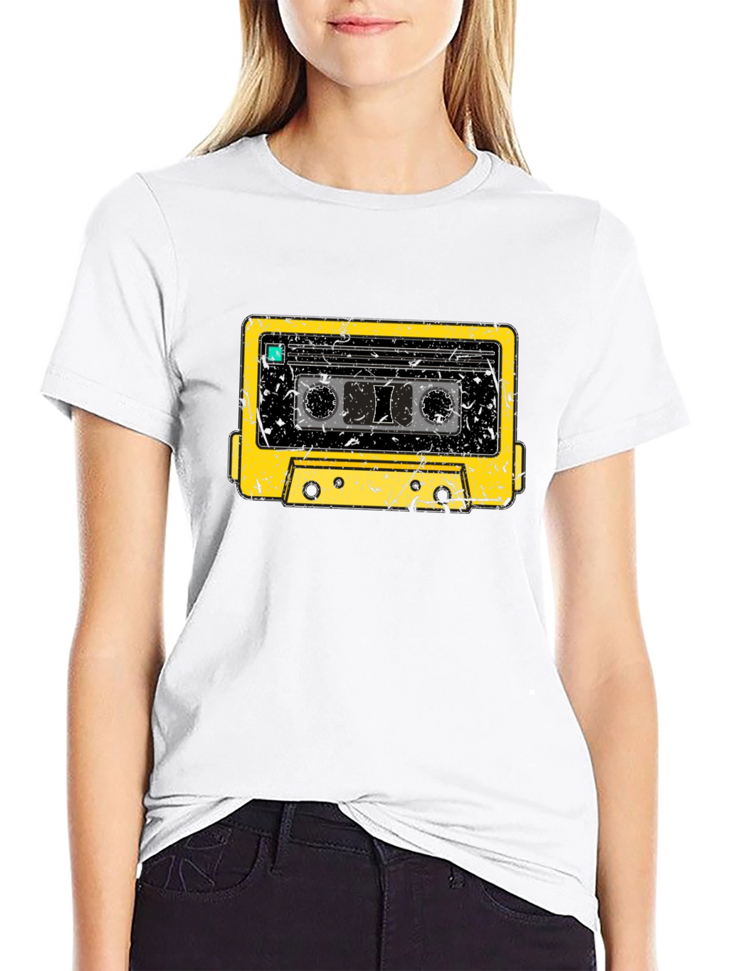 Retro Cassette Tape Graphic T-Shirt