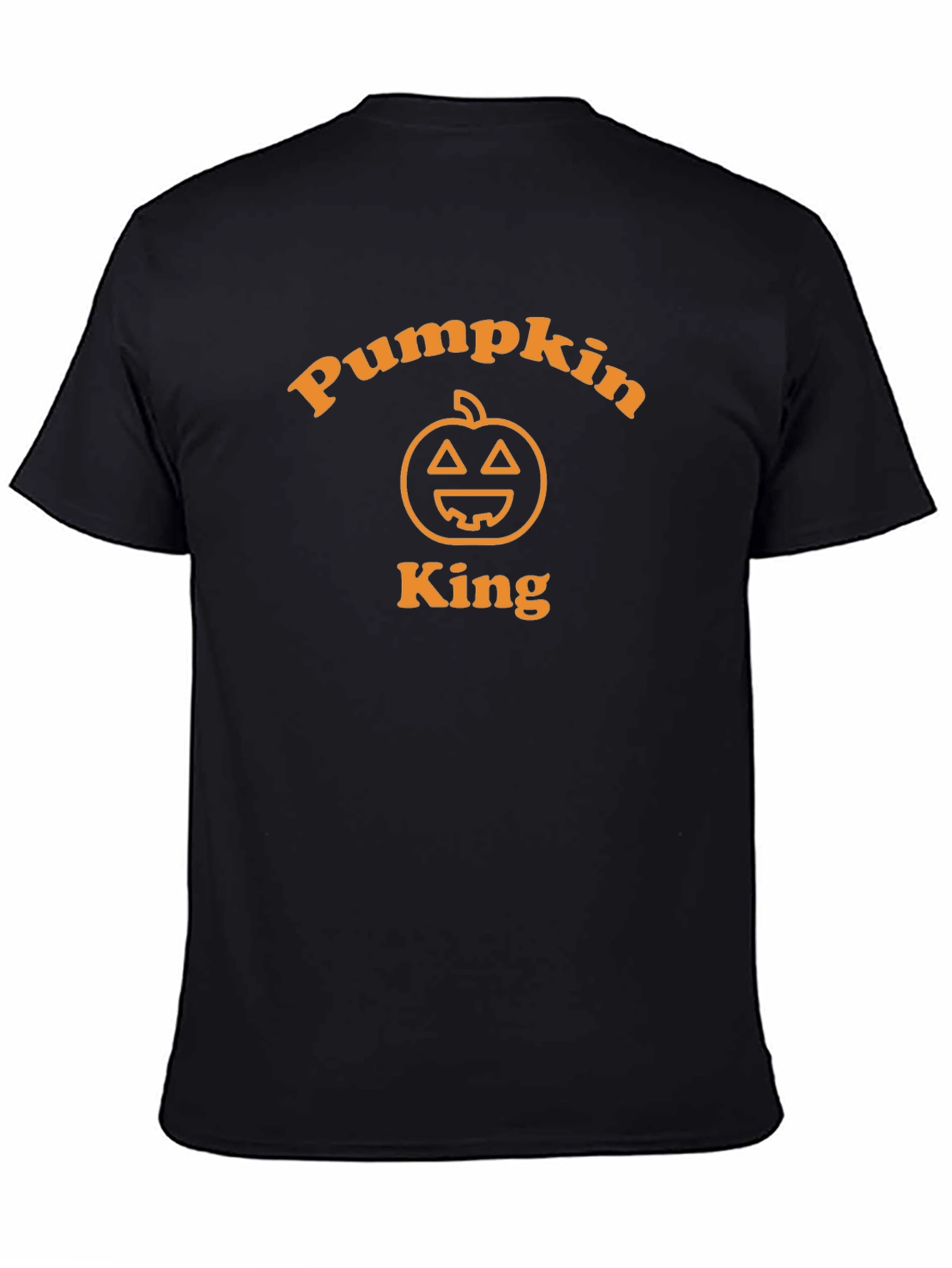 Pumpkin King Black T-Shirt - Halloween Apparel