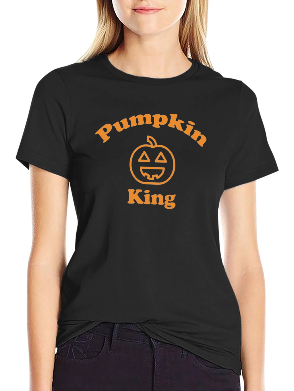 Pumpkin King Black T-Shirt - Halloween Apparel