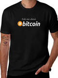 Ask Me About Bitcoin T-Shirt - Crypto Tee