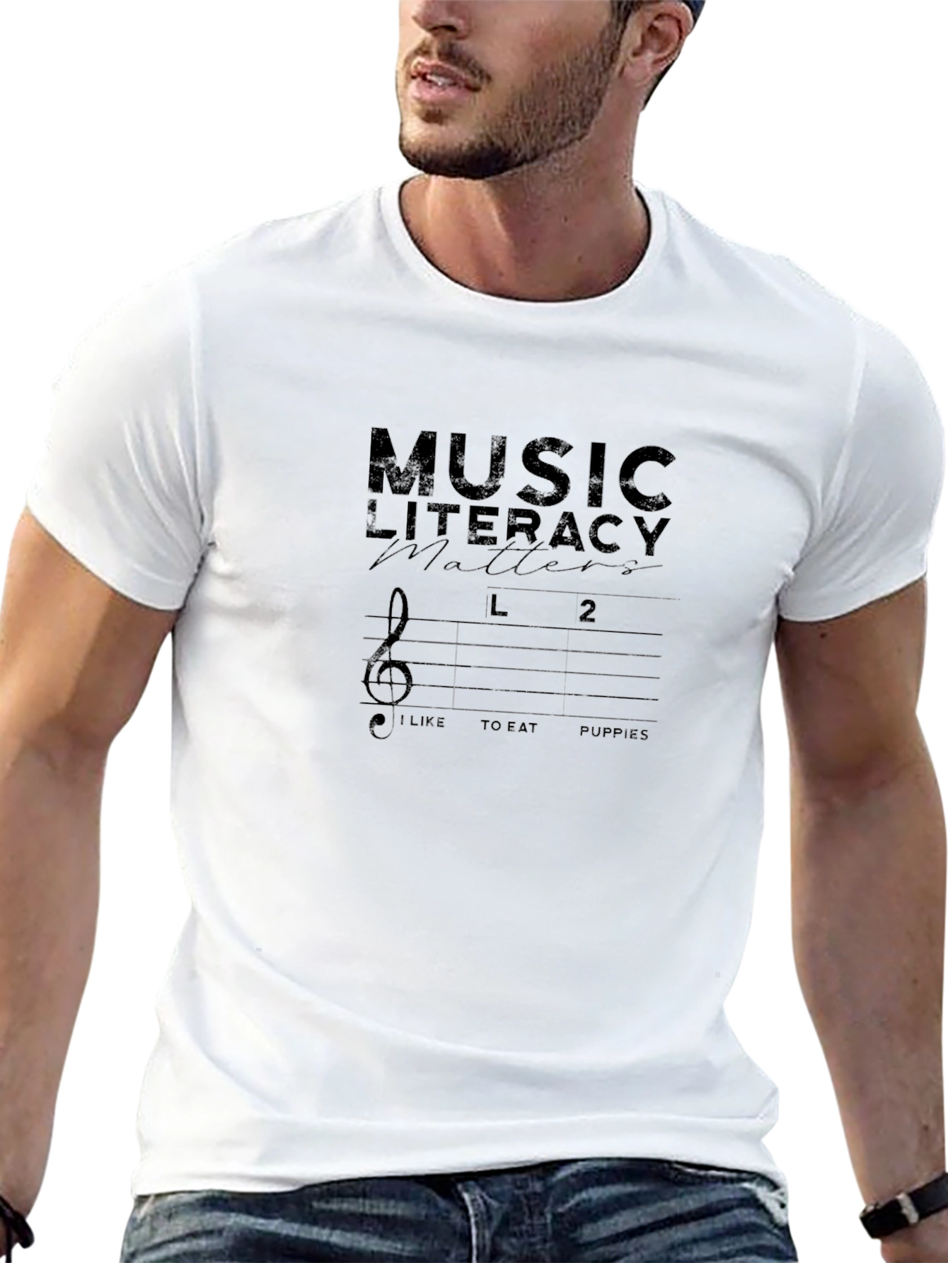 Music Literacy Matters Black Graphic Tee