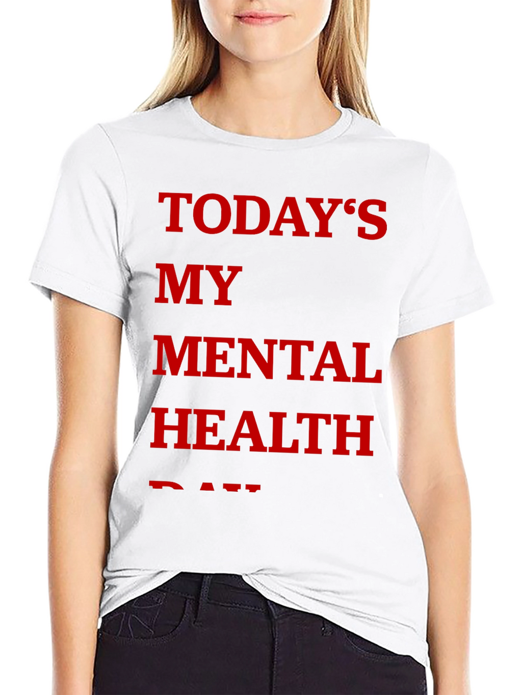 Todays My Mental Health Day Graphic Tee