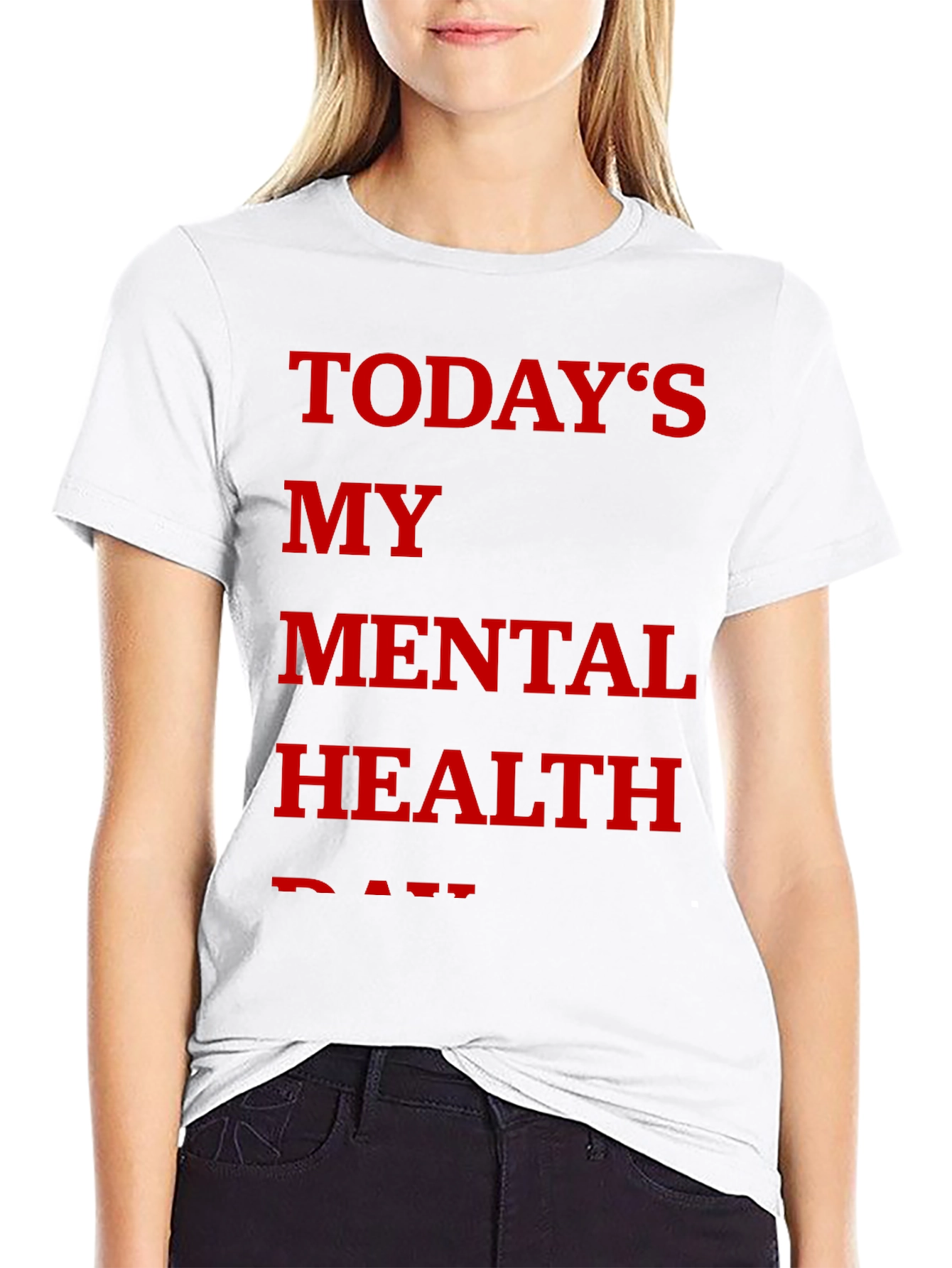 Todays My Mental Health Day Graphic Tee