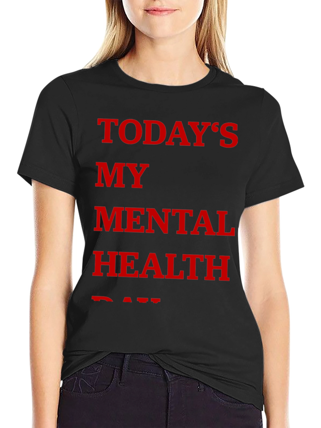 Todays My Mental Health Day Graphic Tee