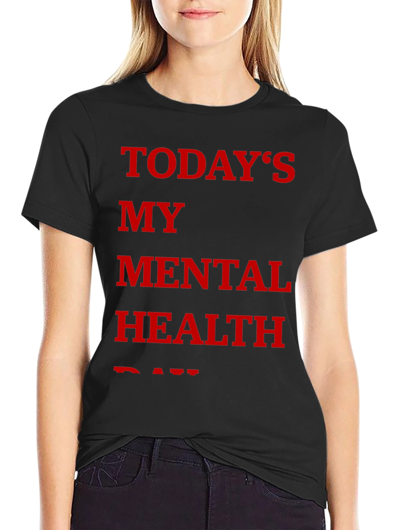 Todays My Mental Health Day Graphic Tee