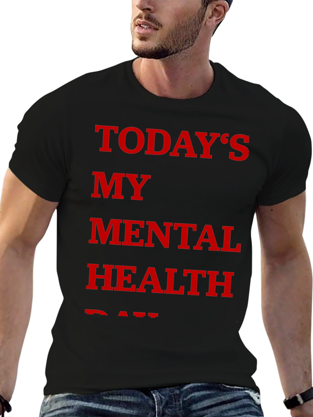 Todays My Mental Health Day Graphic Tee