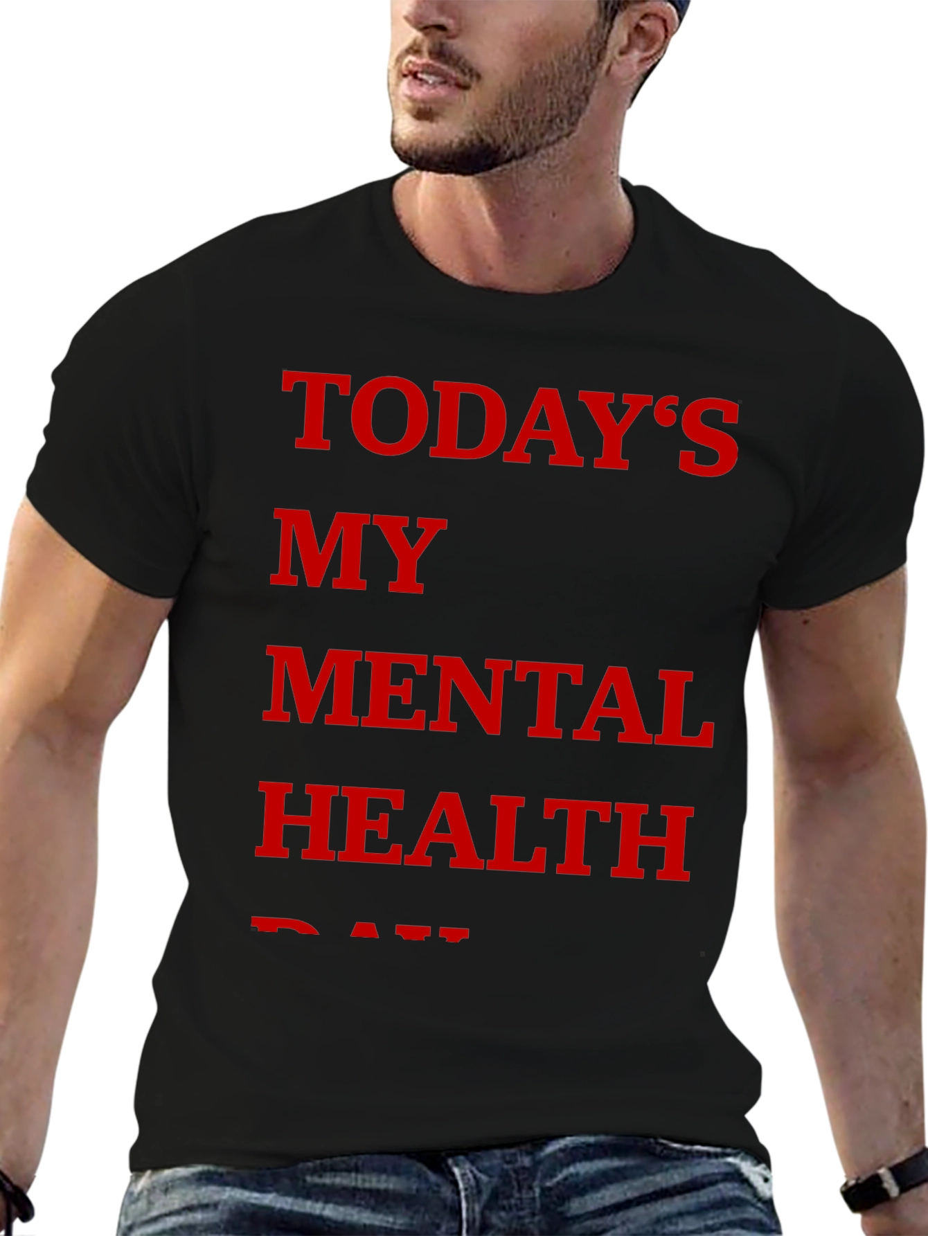 Todays My Mental Health Day Graphic Tee