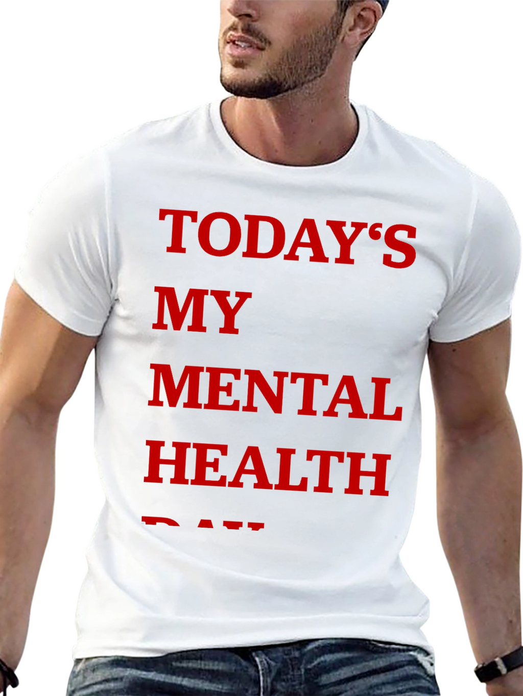 Todays My Mental Health Day Graphic Tee