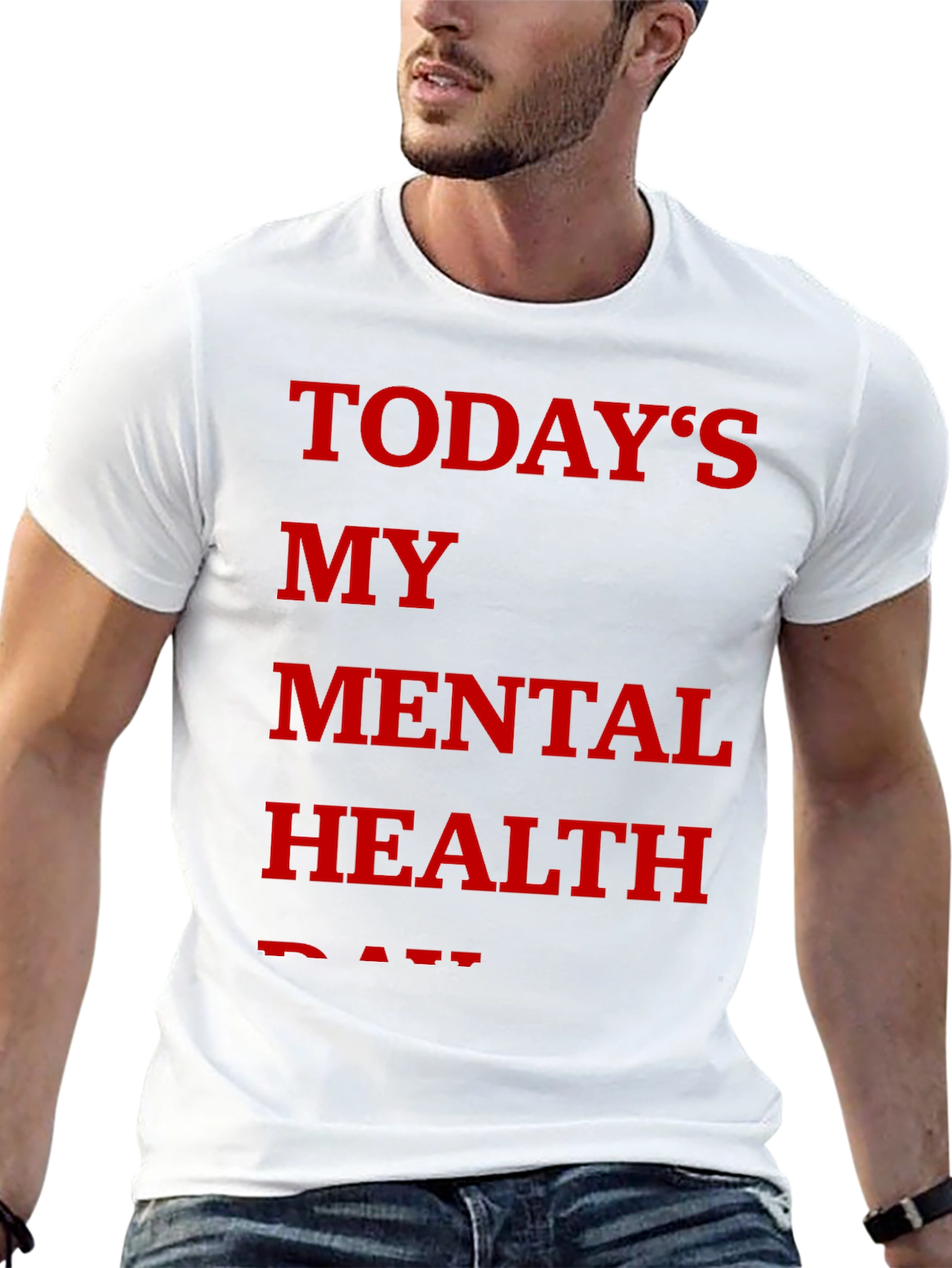 Todays My Mental Health Day Graphic Tee
