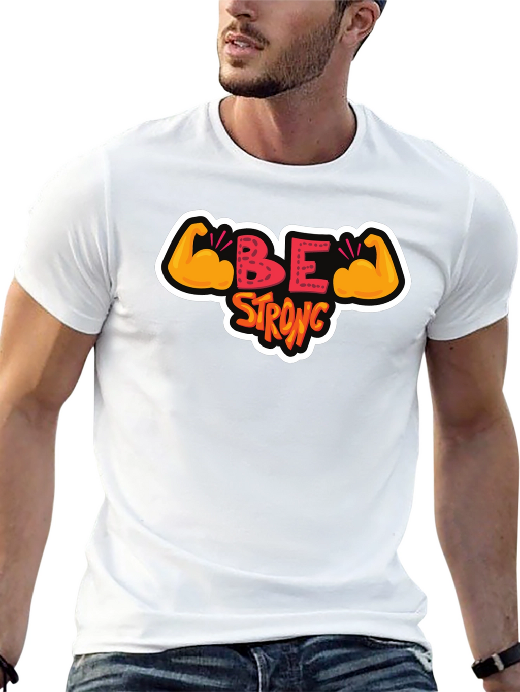 Be Strong T-Shirt - Motivational Graphic Tee