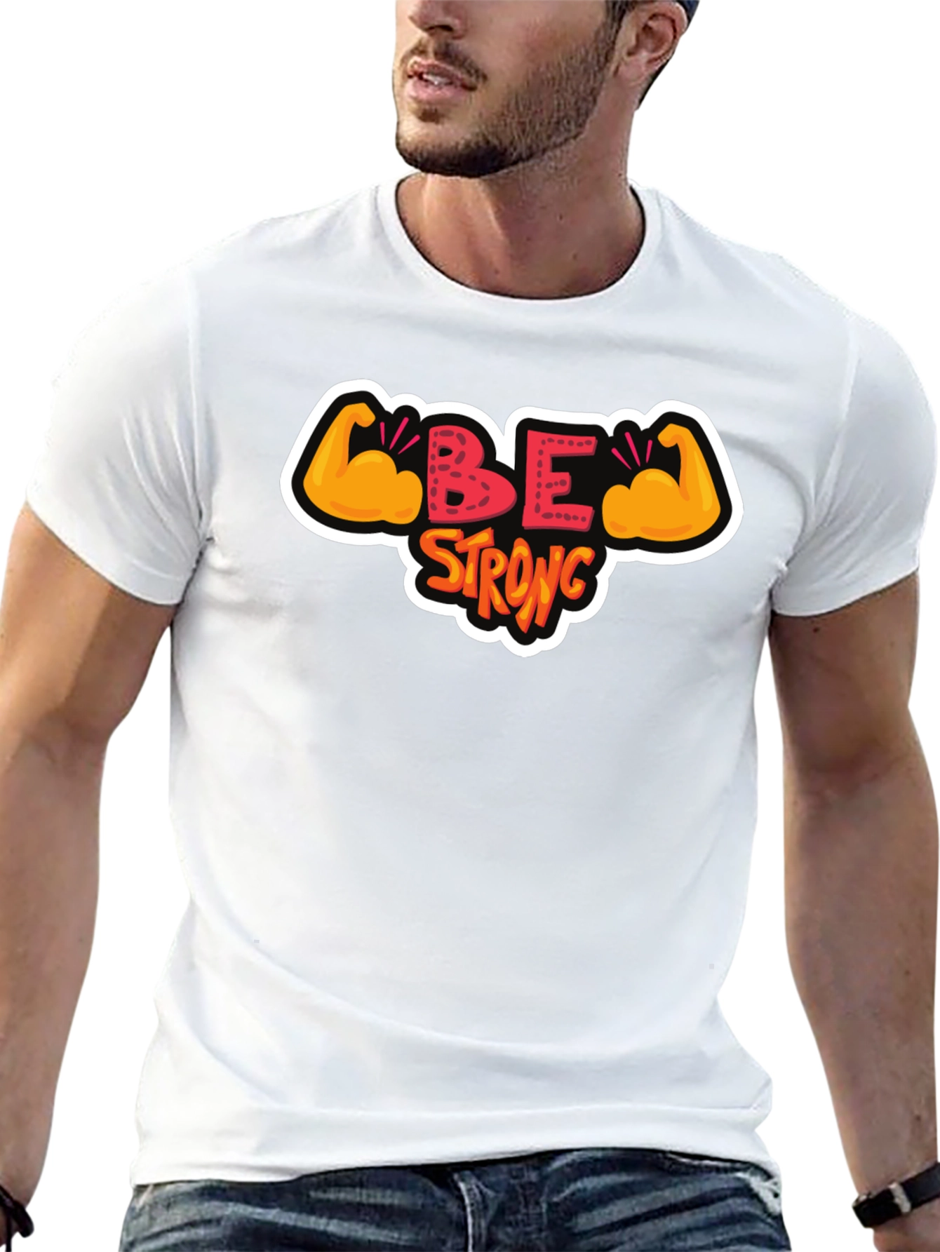 Be Strong T-Shirt - Motivational Graphic Tee