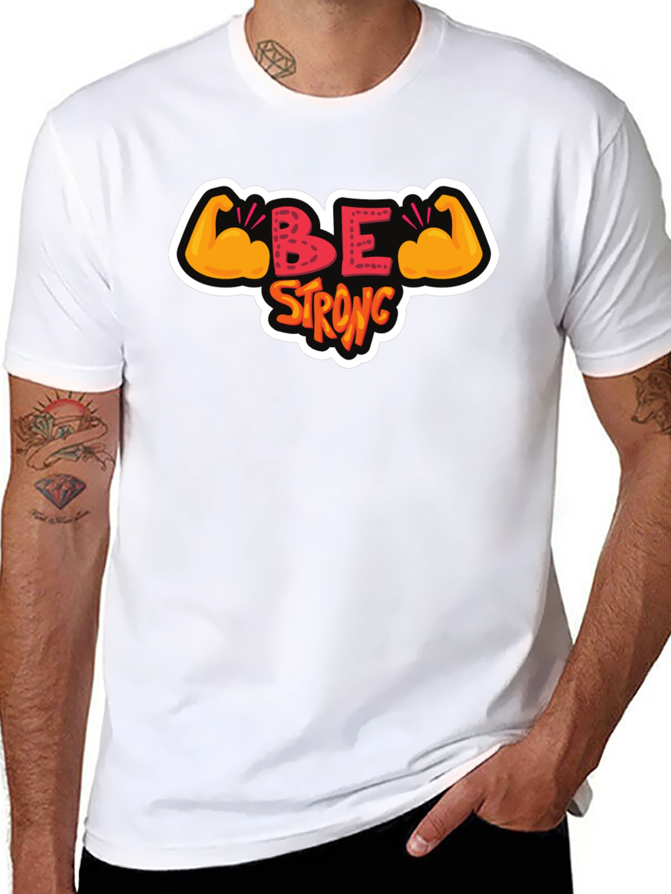 Be Strong T-Shirt - Motivational Graphic Tee