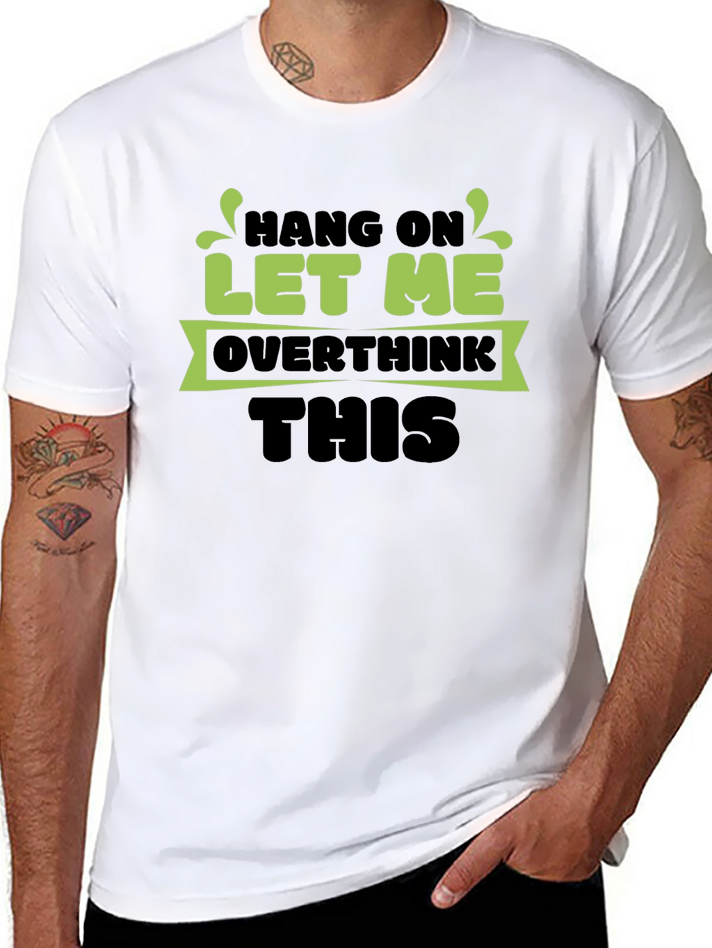 Hang On Let Me Overthink This Black T-Shirt