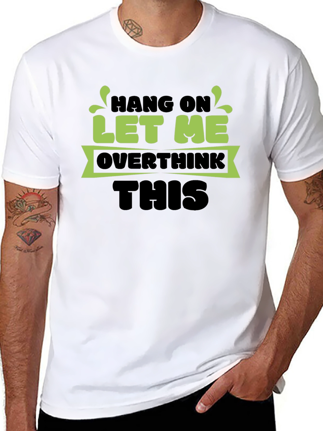 Hang On Let Me Overthink This Black T-Shirt