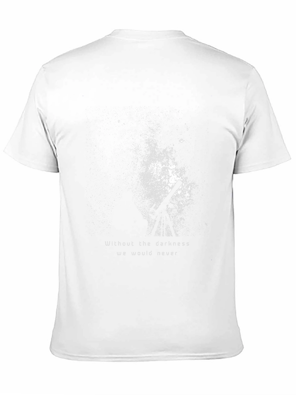 Mens Black T-Shirt with Abstract Graphic Print