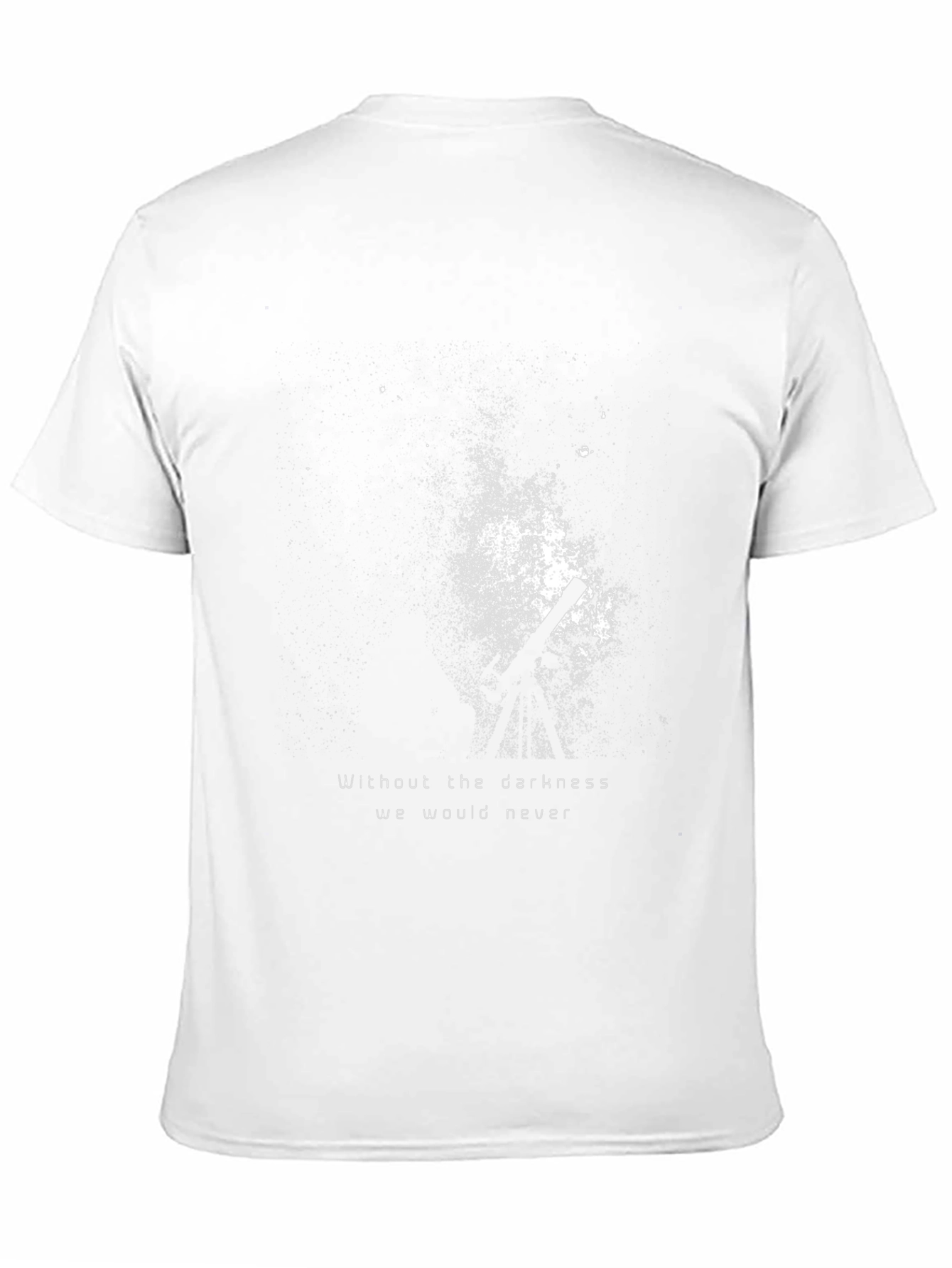Mens Black T-Shirt with Abstract Graphic Print