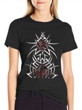 Tribal Tattoo Graphic Black T-Shirt