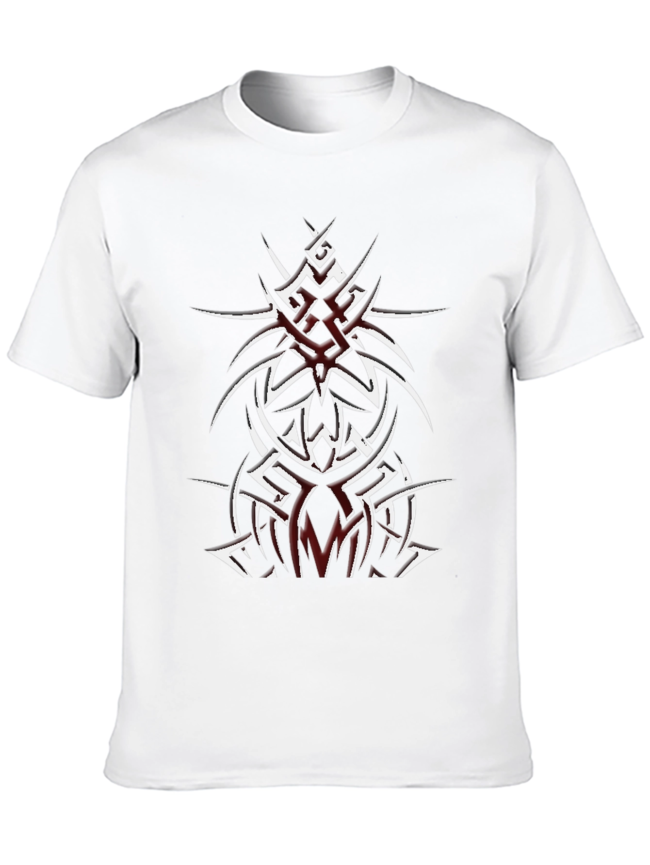 Tribal Tattoo Graphic Black T-Shirt