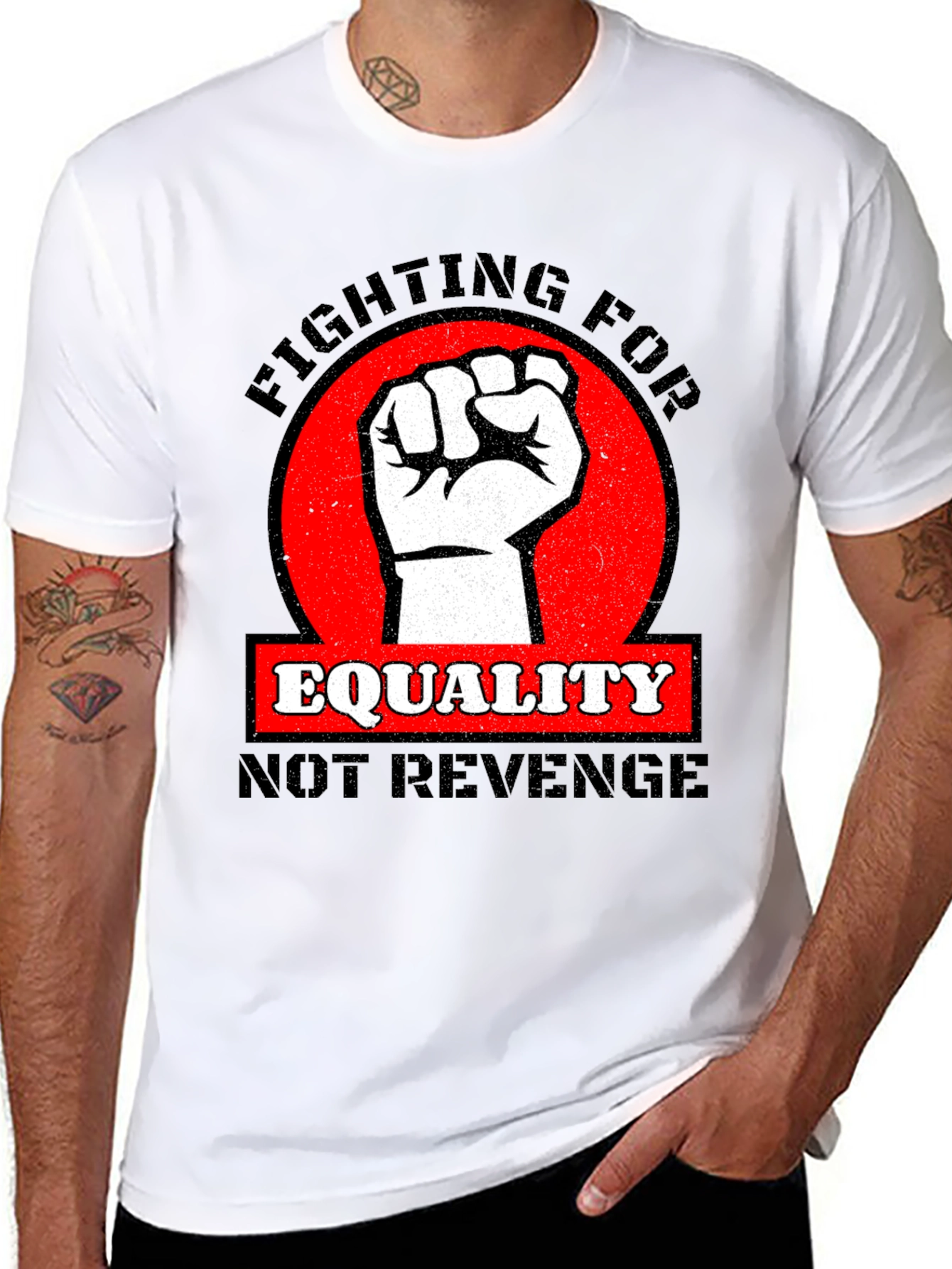 Equality Fist Graphic Tee - Fight for Justice