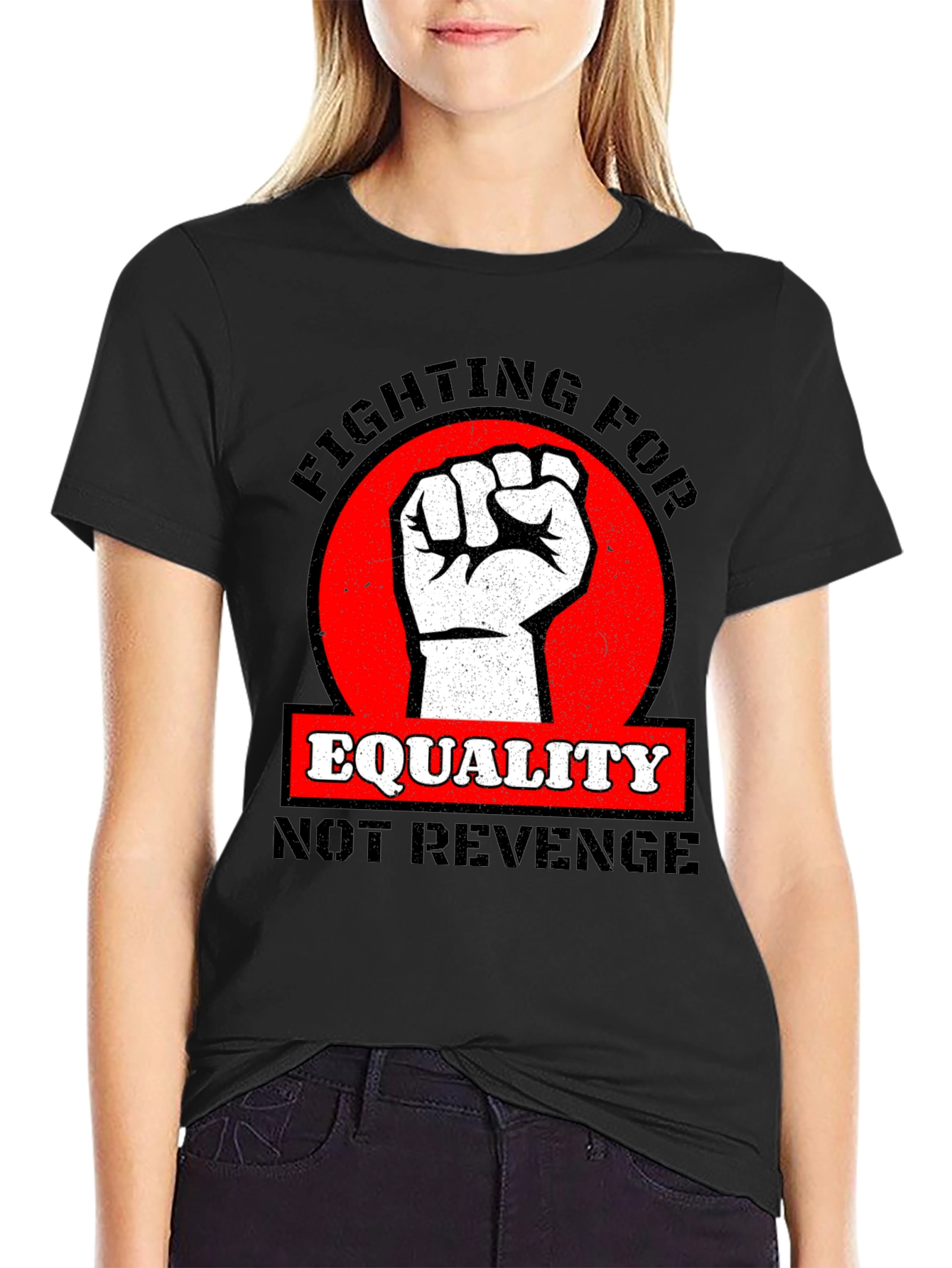 Equality Fist Graphic Tee - Fight for Justice