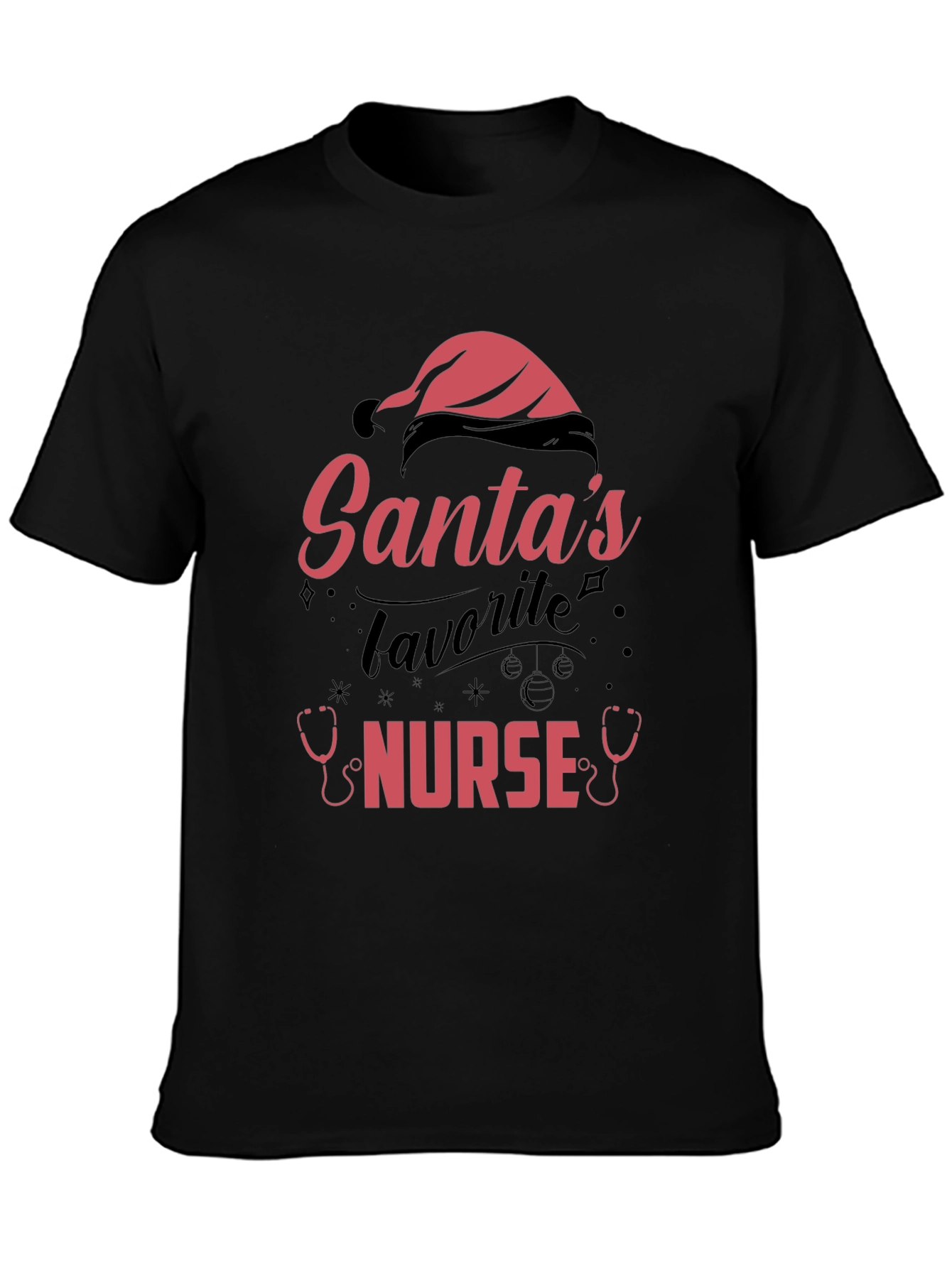 Santas Favorite Nurse T-Shirt