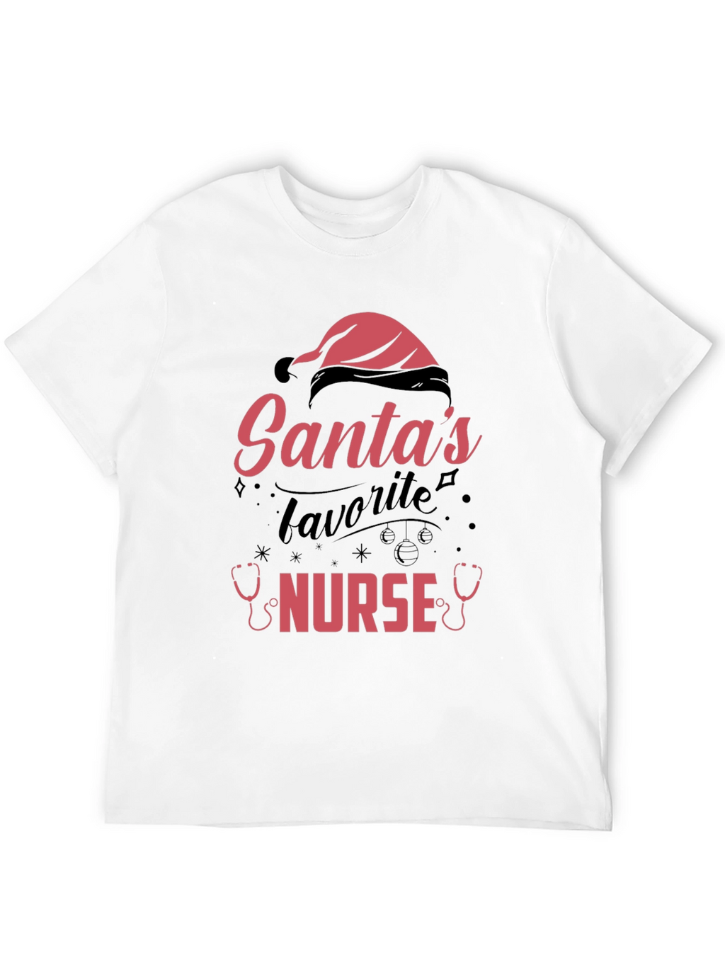 Santas Favorite Nurse T-Shirt