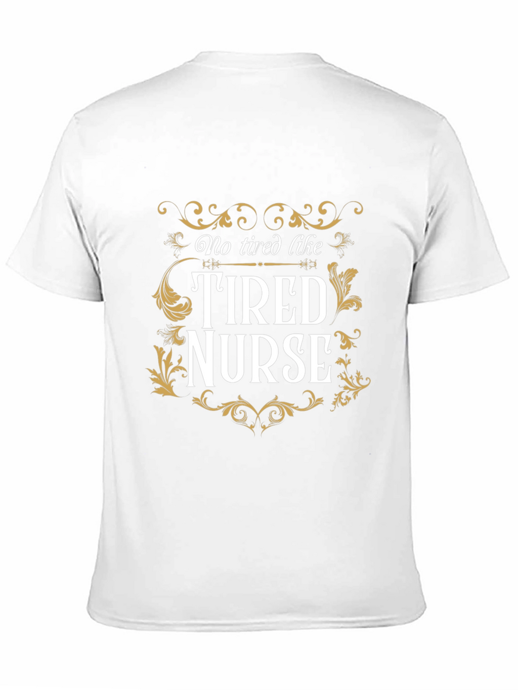 Tired Nurse Graphic Tee - Black