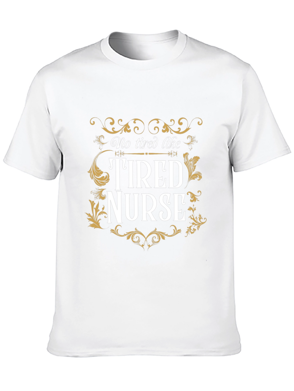 Tired Nurse Graphic Tee - Black