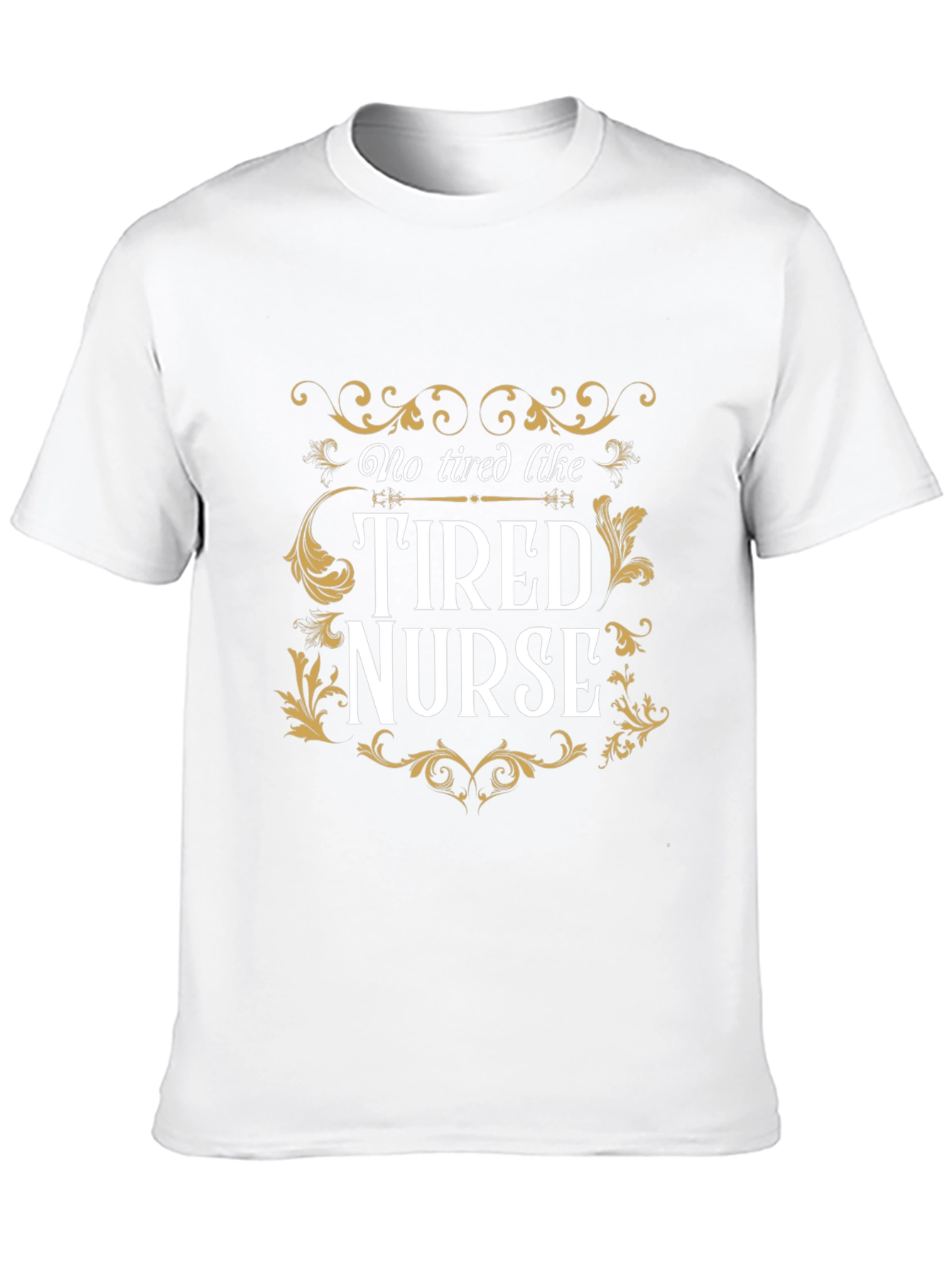 Tired Nurse Graphic Tee - Black
