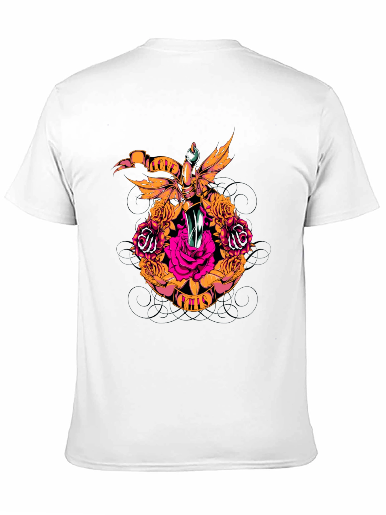 Rose & Dagger Graphic Tee - Love Kills