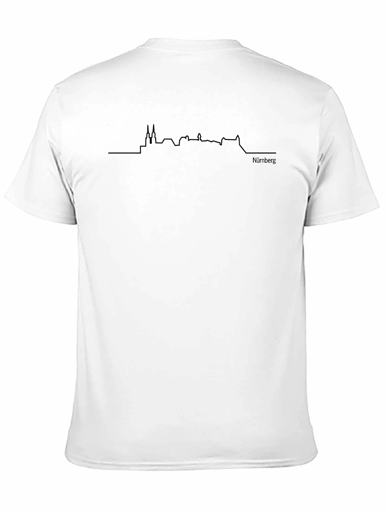 Nuremberg Skyline T-Shirt - Cityscape Line Art Tee