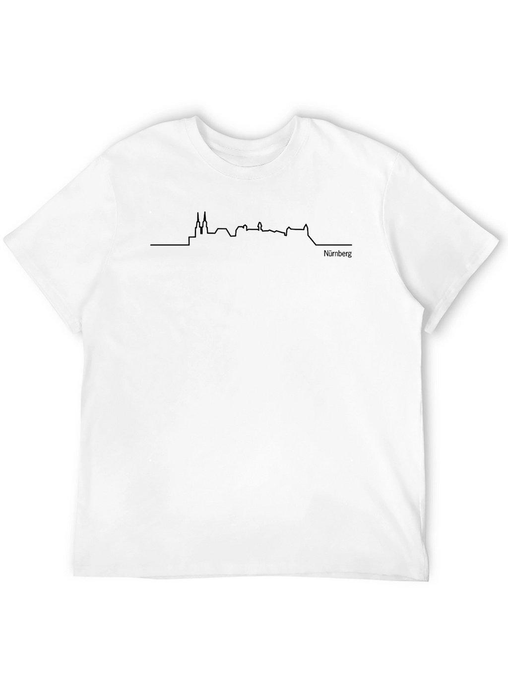 Nuremberg Skyline T-Shirt - Cityscape Line Art Tee