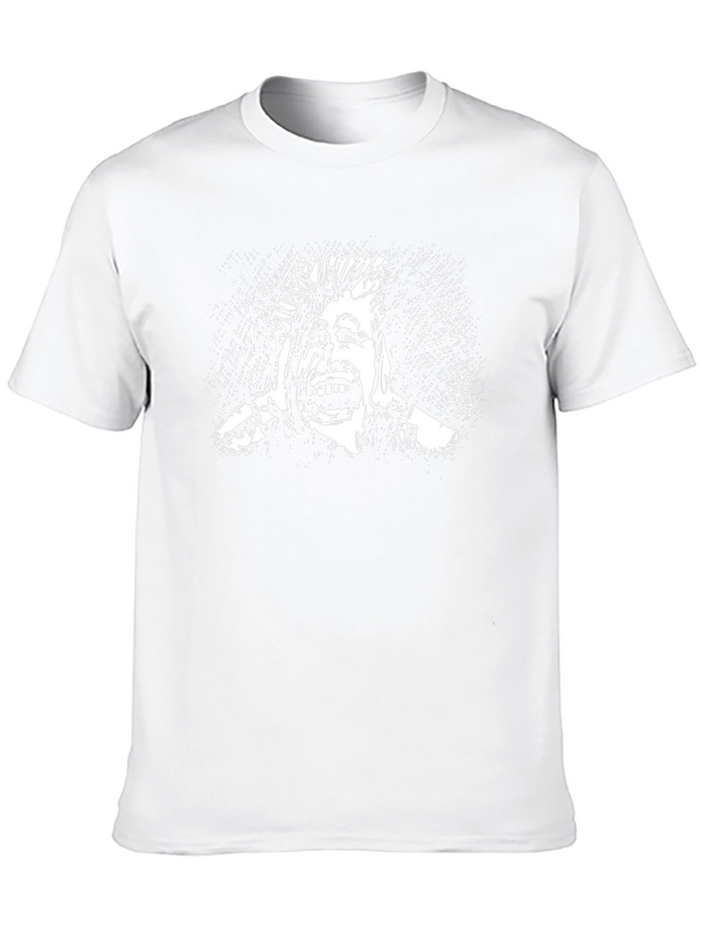 Distressed Graphic Tee - Bold Artistic Design