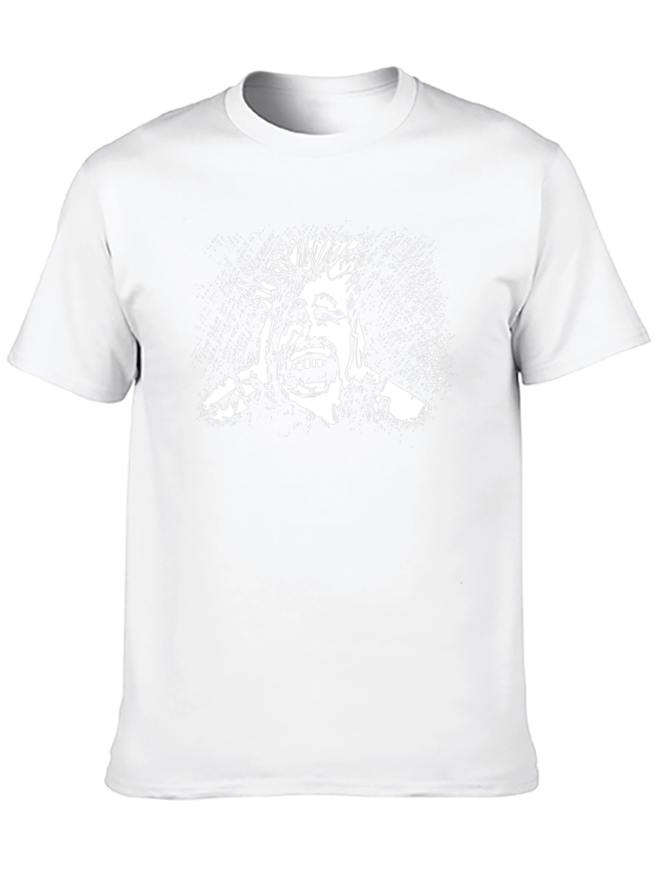 Distressed Graphic Tee - Bold Artistic Design