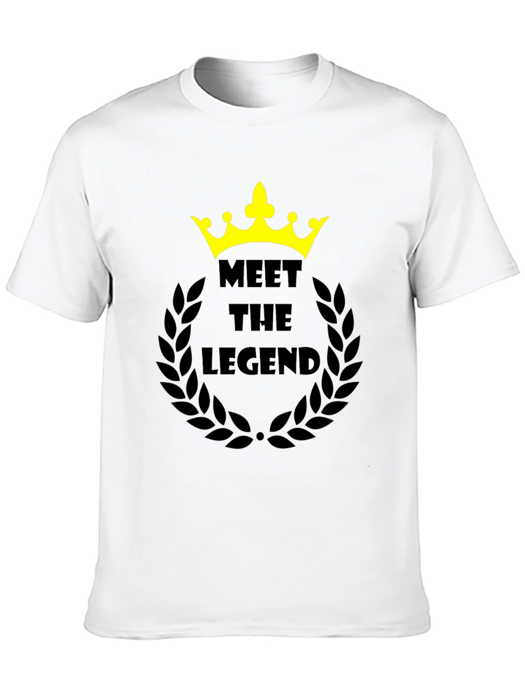 Meet the Legend Black Graphic T-Shirt