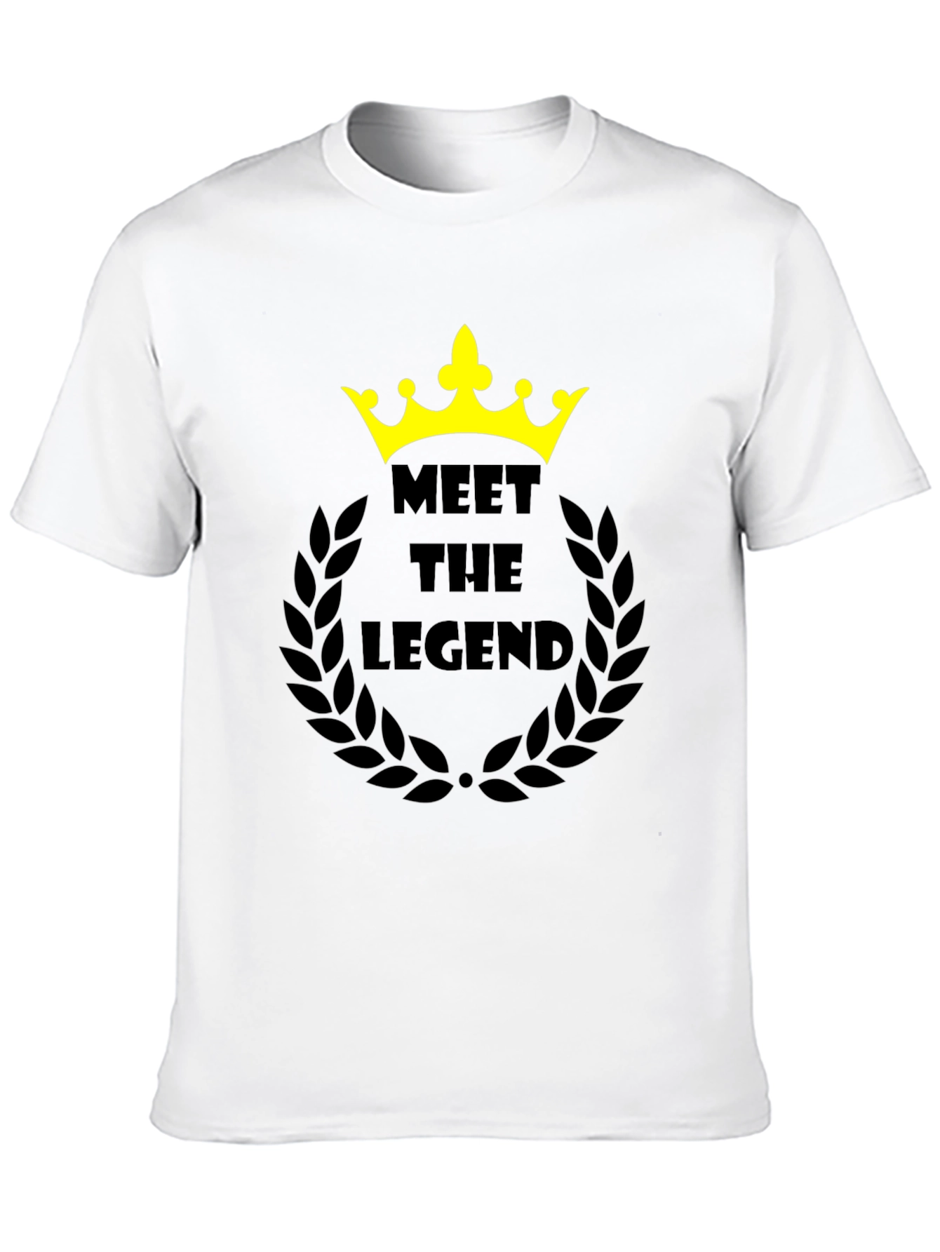 Meet the Legend Black Graphic T-Shirt