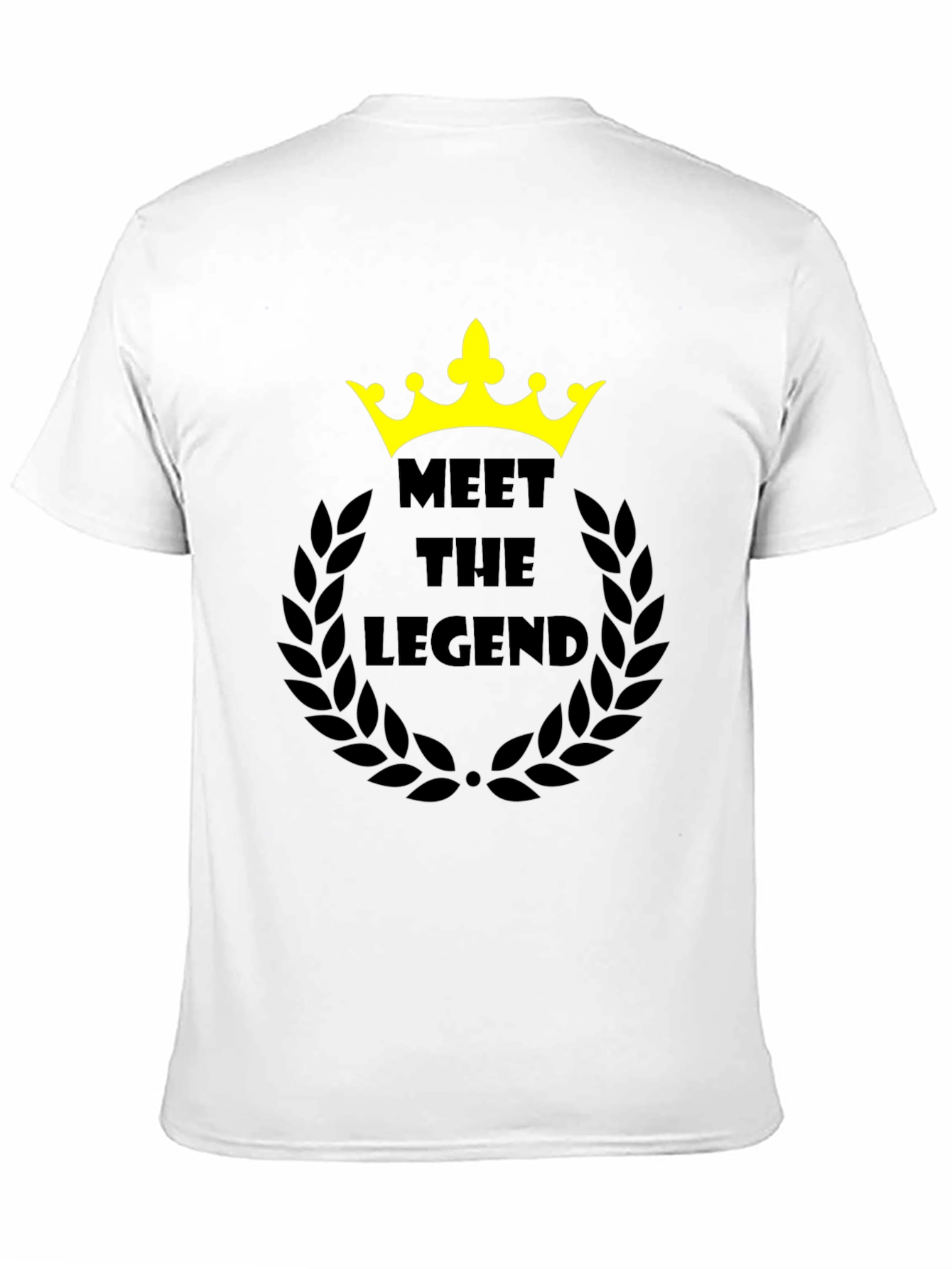 Meet the Legend Black Graphic T-Shirt