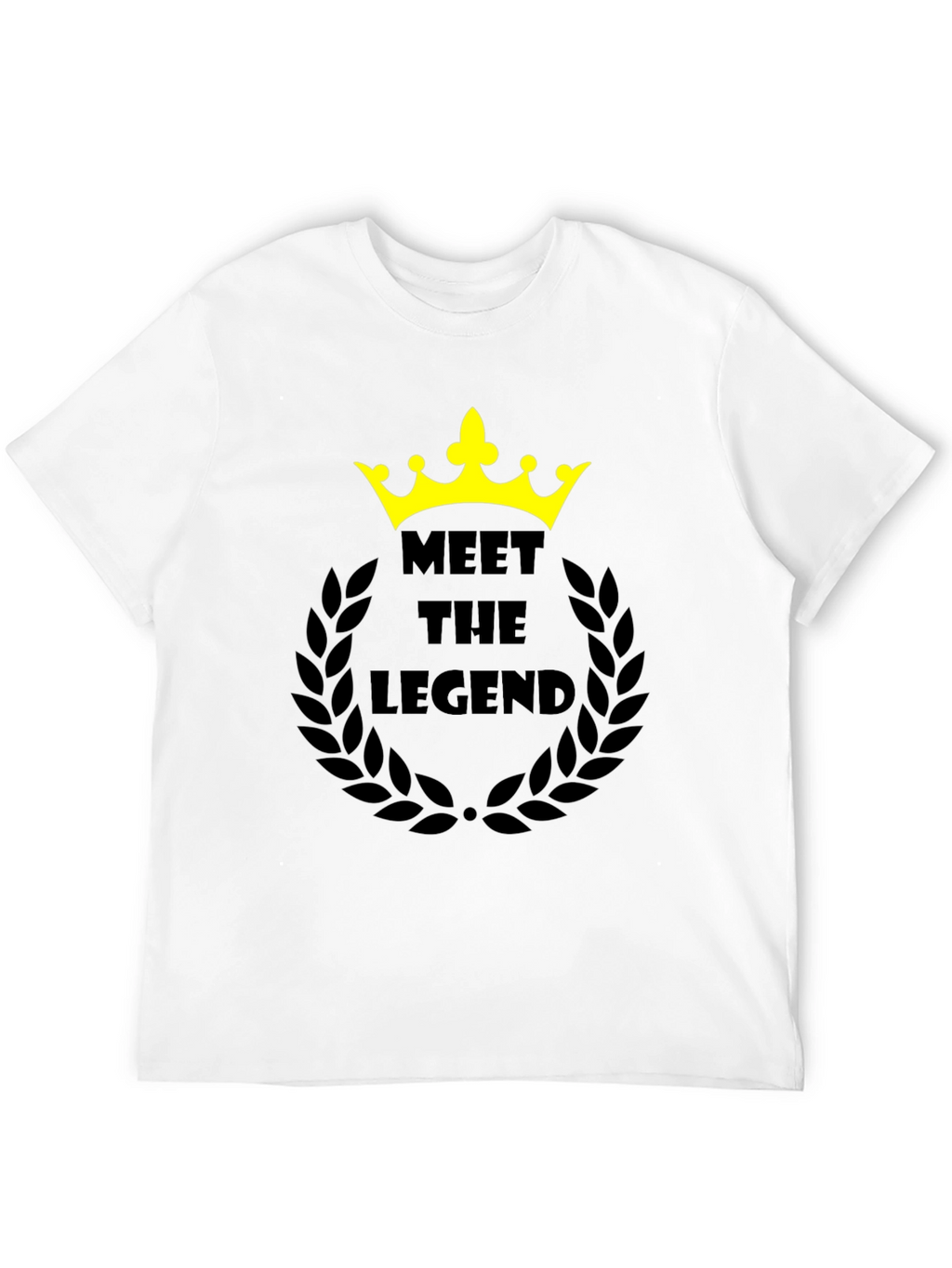 Meet the Legend Black Graphic T-Shirt
