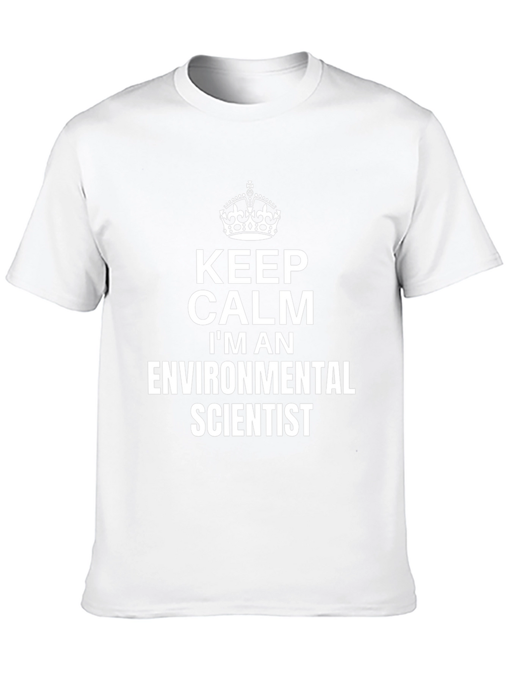 Keep Calm Environmental Scientist Black T-Shirt