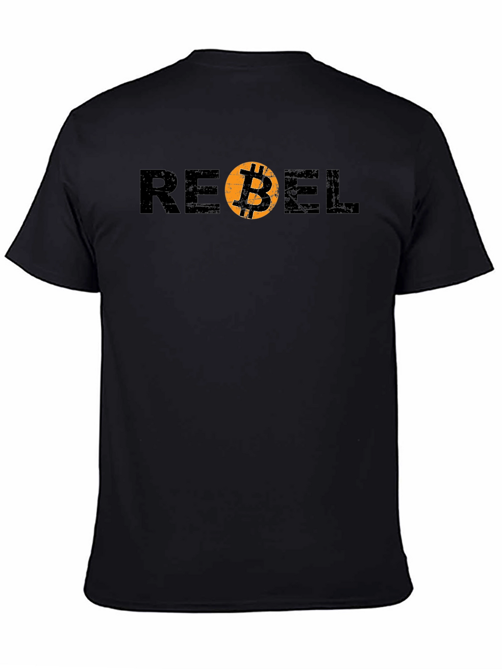 Rebel Bitcoin Graphic Tee - Crypto Currency Shirt